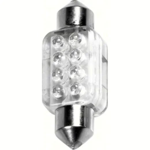 12V Festoon lamp 8 Led - 13x35 mm - SV8,5-8 - 1 pcs - D/Blister - Blue