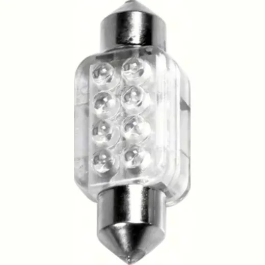 12V Festoon lamp 8 Led - 13x35 mm - SV8,5-8 - 1 pcs - D/Blister - White