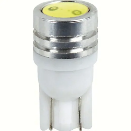 12V Mega-Led 2 - 2 super chips - (T10) - W2,1x9,5d - 2 pcs - D/Blister - White - Double polarity