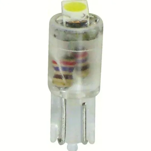 12V Hyper-Led 2 - 1 SMD x 2 chips - (T5) - W2x4,6d - 2 pcs - D/Blister - White