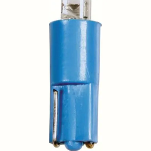 12V 12V Cockpit colour Led 1 Led - (T3) - W2x4,6d - 5 pcs - D/Blister - White