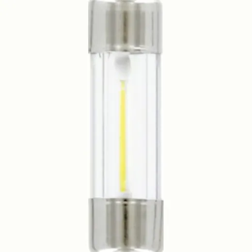 12V Mega-Led 9 - 1 SMD x 9 chips - 8x31 mm - SV8,5-8 - 1 pcs - D/Blister - White