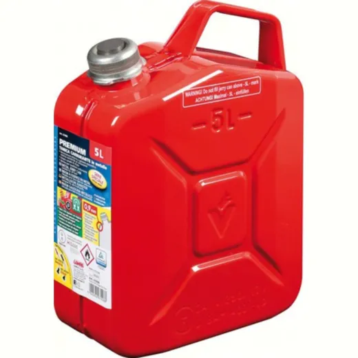 Premium, metal jerry-can - 5 L - Red