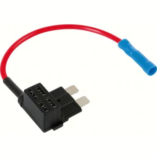 Quick-connector for blade fuse, 12/24V