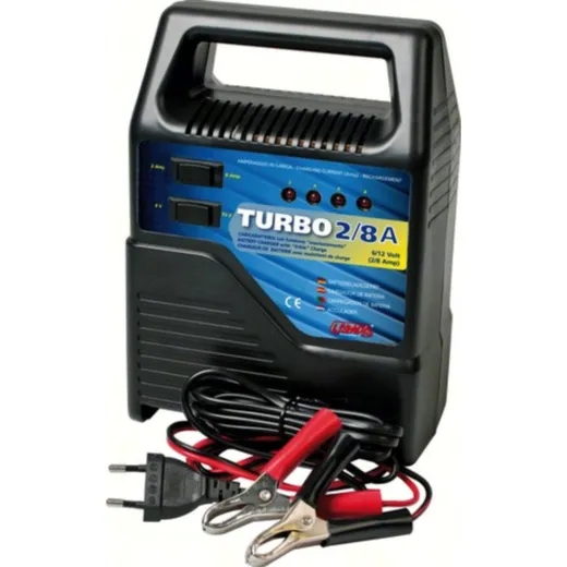 Turbo 2/8 A, battery charger 6/12V