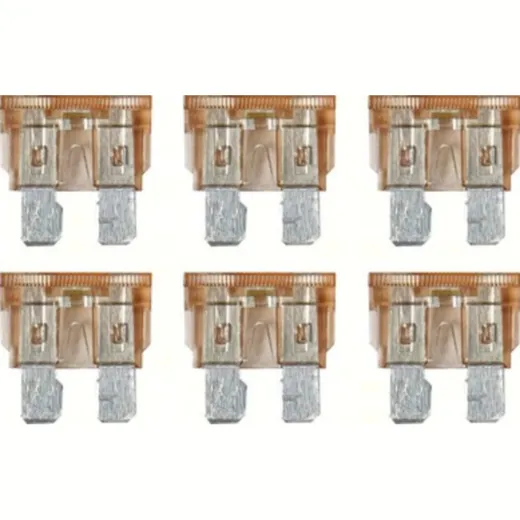 Smart-Led, set 6 indicator plug-in fuses, 12/32V - 7,5A