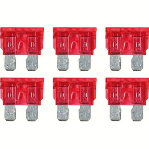 Smart-Led, set 6 indicator plug-in fuses, 12/32V - 10A