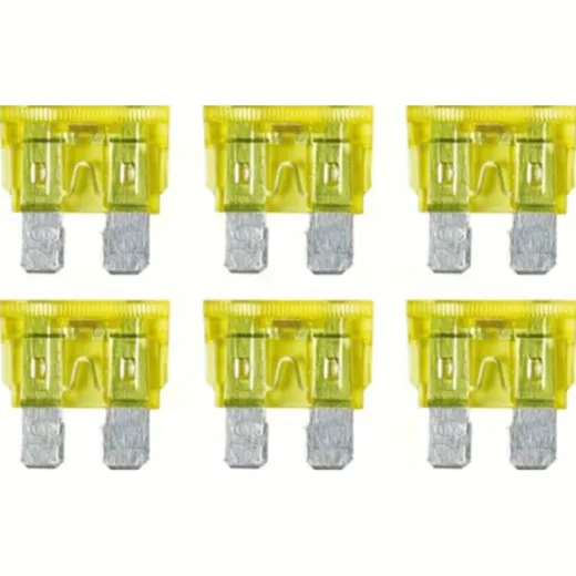 Smart-Led, set 6 indicator plug-in fuses, 12/32V - 20A