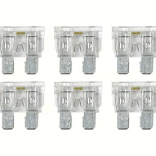 Smart-Led, set 6 indicator plug-in fuses, 12/32V - 25A