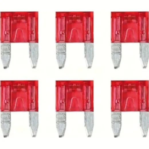 Smart-Led, set 6 indicator micro-blade fuses, 12/32V - 10A