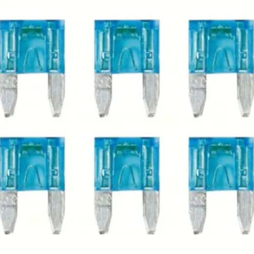 Smart-Led, set 6 indicator micro-blade fuses, 12/32V - 15A