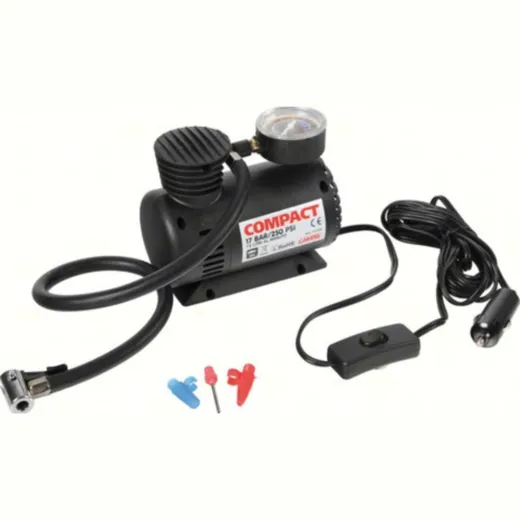 Compact, Kompressor 12V mit Manometer