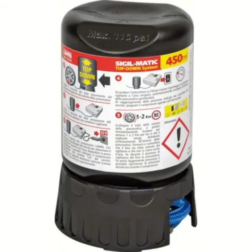 Sigil-Matic, sealant kit for tubeless tyres, 450 ml