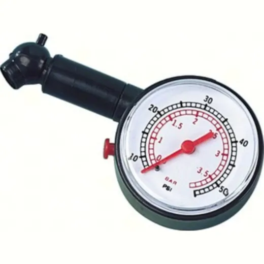 Plastic tyre pressure gauge