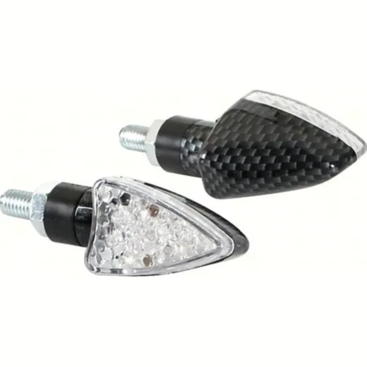 Arrow-2, led corner lights - 12V LED - Carbon
