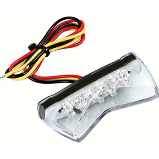 "Porster" LED tail light with numberplate light, 12V homologated