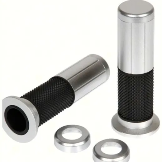 "Tatoo" Lenkergriffe aus Gummi und Aluminium