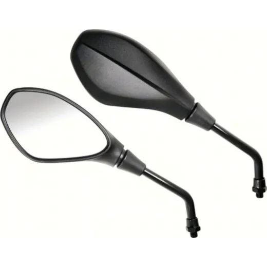 Dike, pair of rearview mirrors M10 x 1,25 right thread