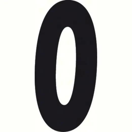 Spell-It, Adhesive number (140x65 mm) - Black - 0