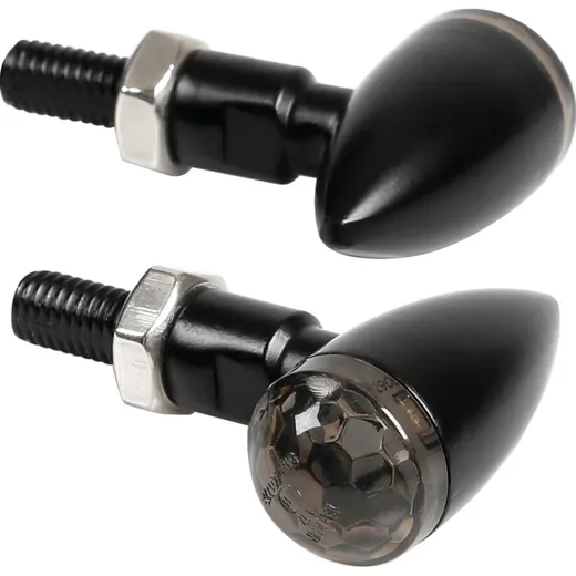 LED Blinker Set "Drop" SMD schwarz getönt