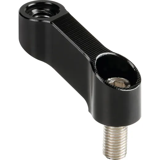mirror adapter/ -widening M10 left thread black