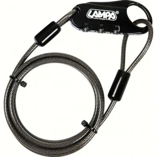 Portex, combination lock with security cable - 150 cm