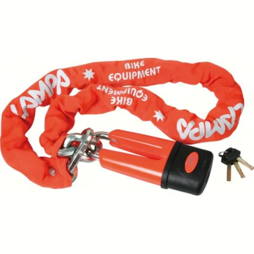 Poker 2 in 1, super strong chain and padlock - 120 cm