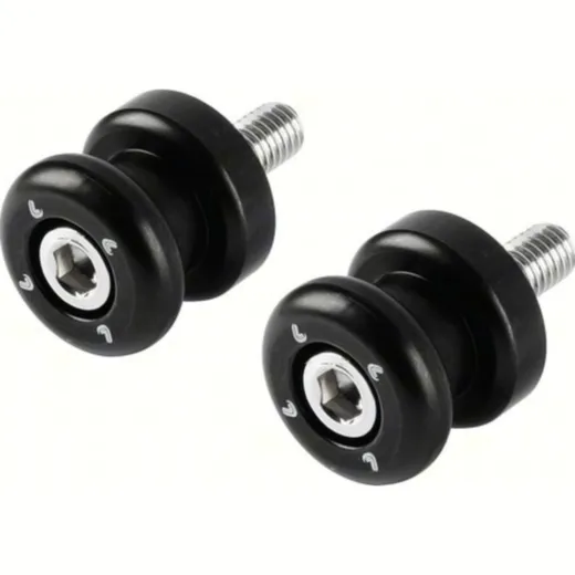 Bobbins for forked stands - M8x1,25 mm black