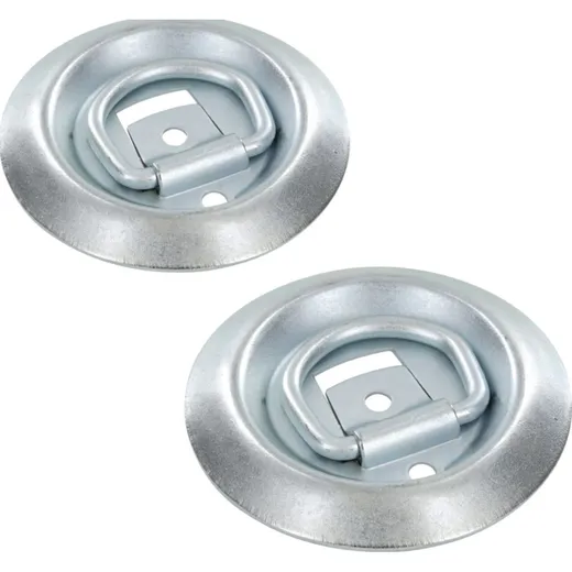 G-1, steel round mount rings, 2 pcs