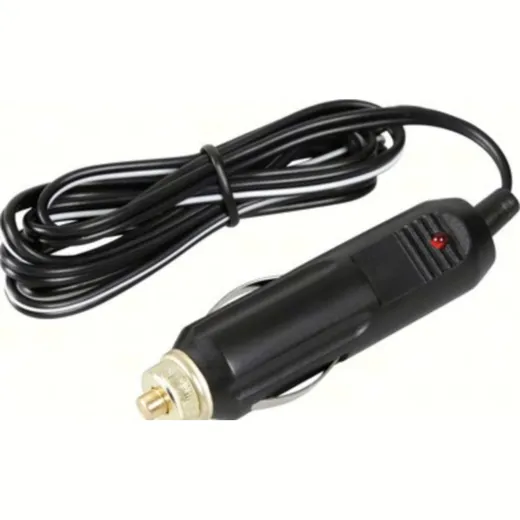 Standard cigarette lighter plug with cable - 12/24V