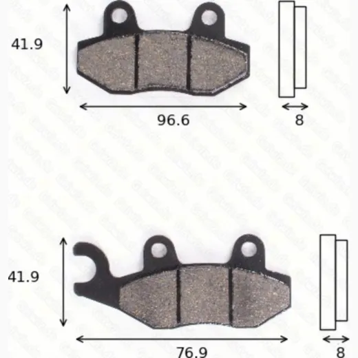 disc disk brake pads MCB 582 SV ABE approved
