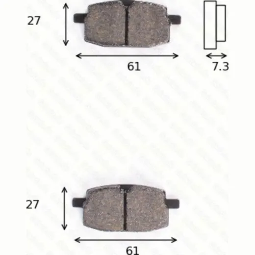 Bremsklötze Scheibenbremsbeläge MCB 590 EC mit ABE
