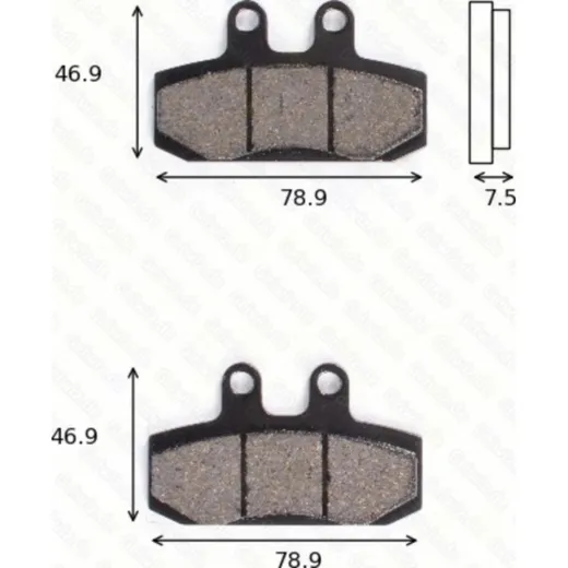 Bremsklötze Scheibenbremsbeläge MCB 673 EC mit ABE