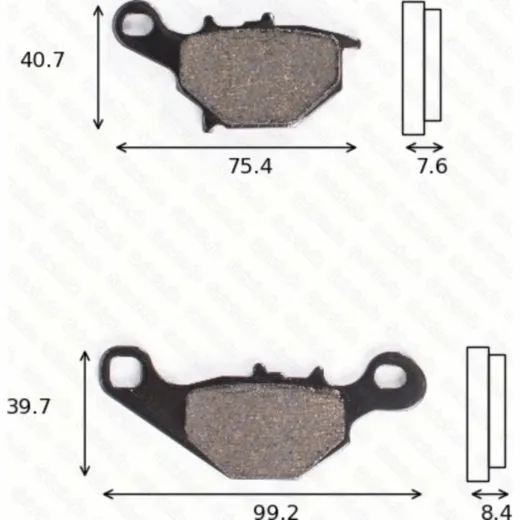 Disc brake pads TRW/Lukas MCB 679 EC