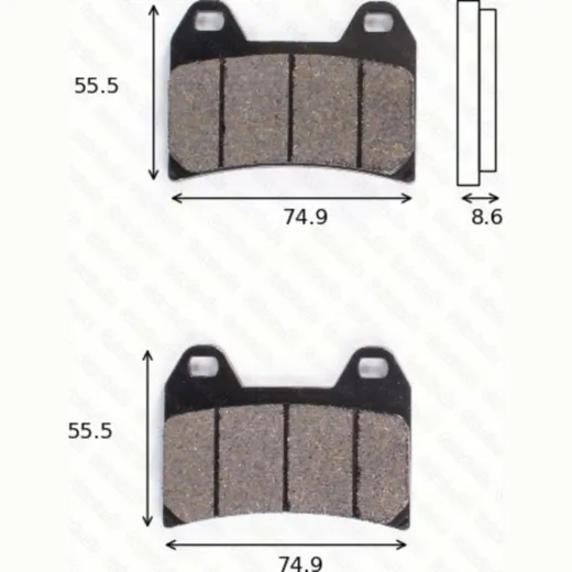 brake pads MCB 683 SCR racing without TÜV approvel