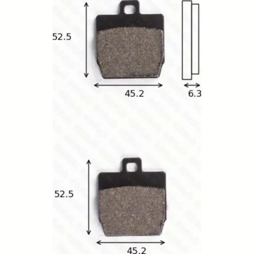 Disc brake pads MCB 701 EC