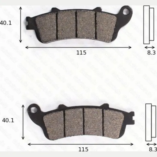Disc brake pads MCB 705 / MCB 704 SRM