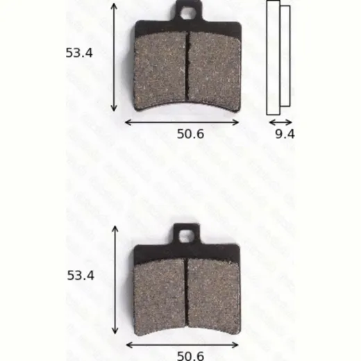 Bremsklötze Scheibenbremsbeläge MCB 710 EC mit ABE