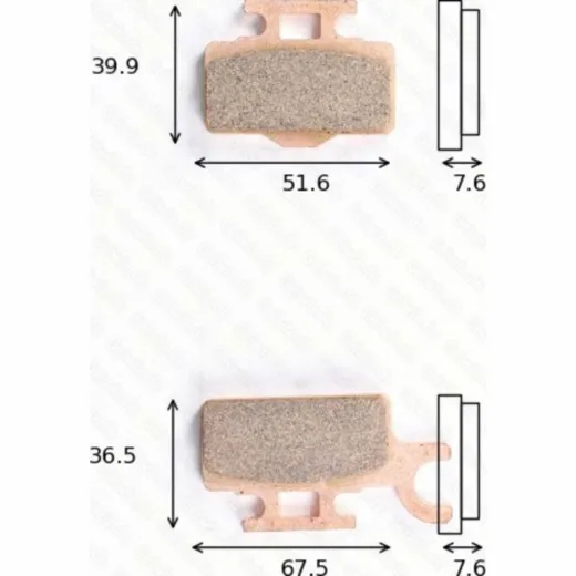 Disc brake pads MCB 714 EC