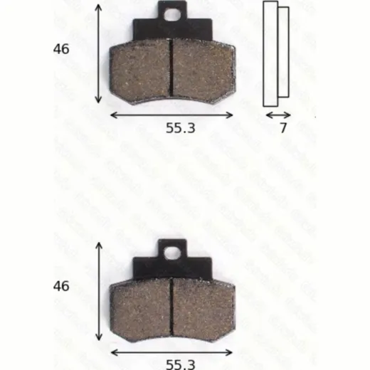 Disc brake pads MCB733SRM