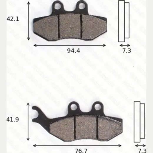 Disc brake pads MCB 734 EC