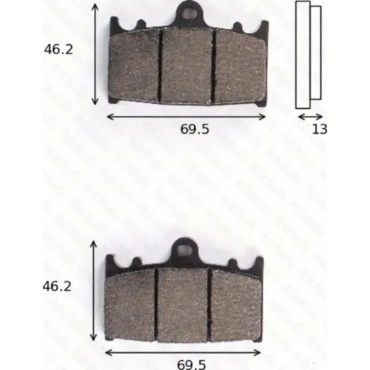 Disc brake pads MCB 741