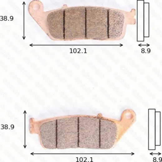 Disc brake pads MCB764SRM