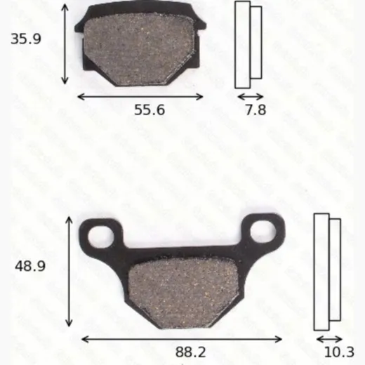 Bremsklötze Scheibenbremsbeläge MCB 765 mit ABE