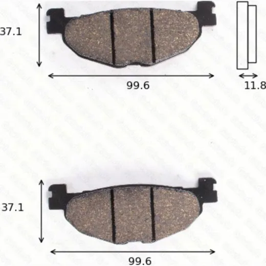 Disc brake pads MCB 769 homologated