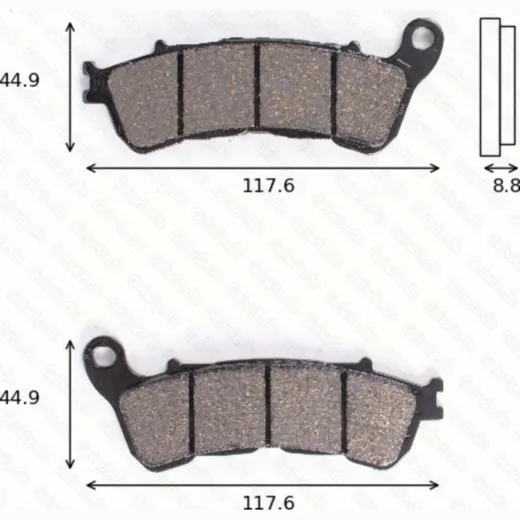 Bremsklötze Scheibenbremsbeläge MCB 776 SRM mit ABE