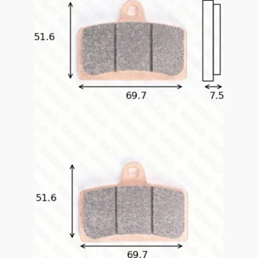 disk brake pads MCB 780 SV