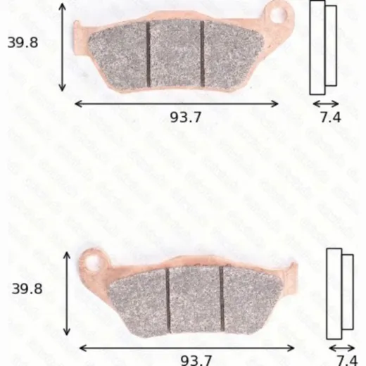 disk brake pads MCB 786