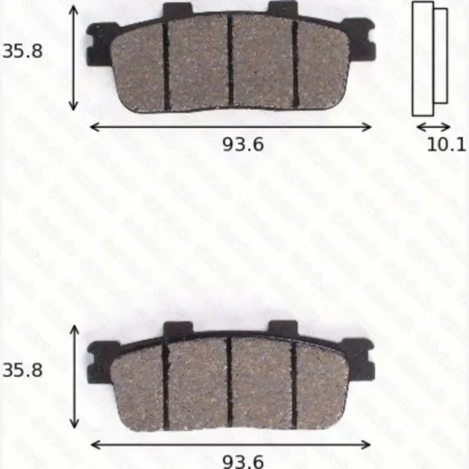 Disc brake padsMCB 800