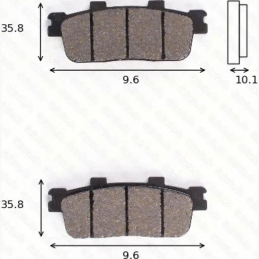 Disc brake pads MCB 800 SRM